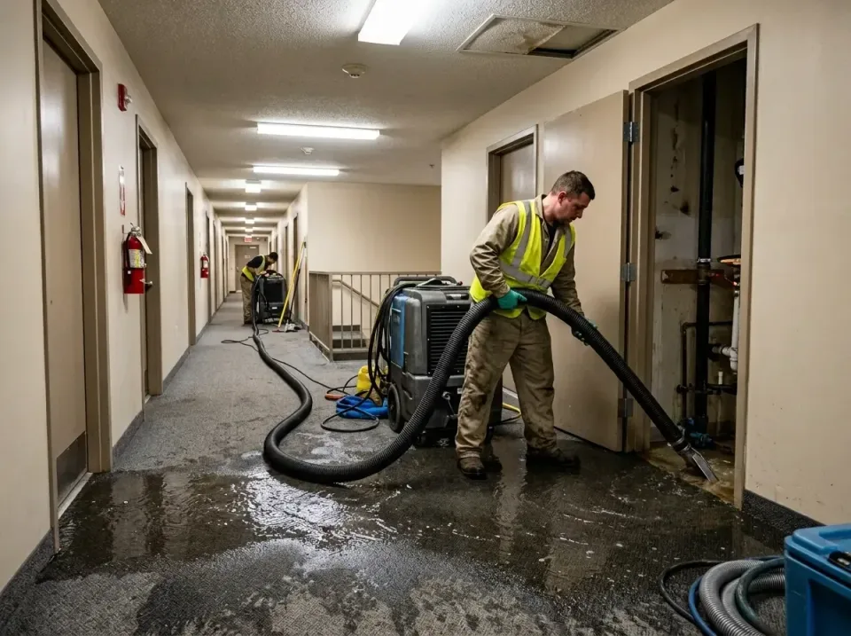 multi-unit-apartment-hallway-f-005 — frequently asked questions, Emergency Burst Pipe Water Extraction & Removal in Fox Farm…